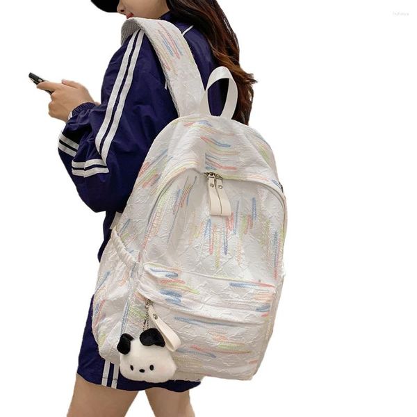 Sac à dos coréen sweet sac à dos féminin streetwearsoft léger les étudiants sacs scolaires de filles kawaii à haute capacité