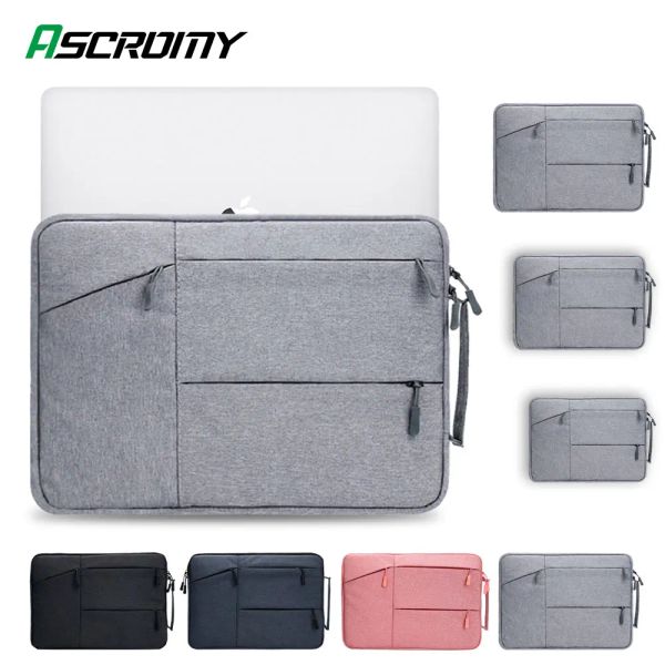 Sac à dos pour ordinateur portable Case pour MacBook Air 2020 13 15 15,6 16 pouces Mac Book Pro HP Lenovo Xiaomi Mi Dell Accessoires de couverture de manches