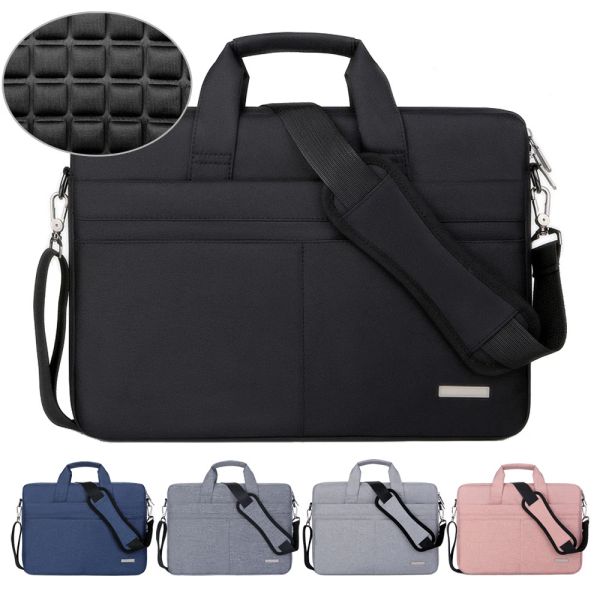 Sac à dos pour ordinateur portable, sacoche à bandoulière, pochette pour ordinateur portable, porte-documents pour 13 14 15 15.6 17.3 pouces, Air Pro Hp Huawei Asus Dell