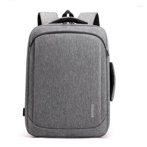 Backpack Laptop Men USB opladen 15,6 inch Computer notebook anti-diefstal Business Travel School Bag Casual Oxford Vrouw Mochila