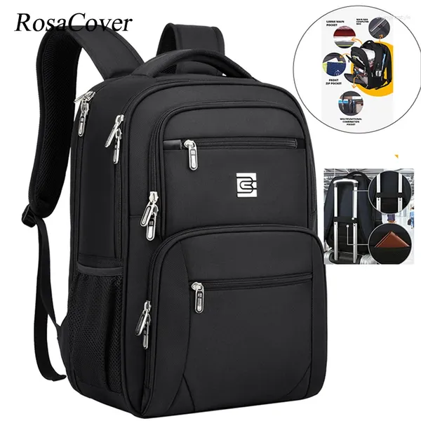 Mochila de gran capacidad para ordenador portátil de 15,6 pulgadas sin llave TSA antirrobo para hombres bolsa de viaje para adolescentes mochila masculina Mochilas