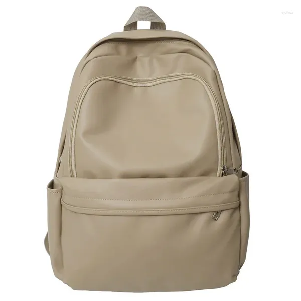 Sac à dos grande capacité en cuir PU femmes hommes Cool voyage S haute qualité école pour filles livre sacs Mochilas