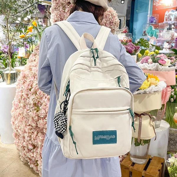 Sac à dos grande capacité pour étudiants, cartable d'école japonais pour femmes, unisexe, multi-poches pour ordinateur portable, pour filles