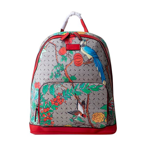 Mochila de viaje de gran capacidad, bolsos de hombro tipo lona, bolso de lona, estampado de letras a la moda, patrón floral, mochila para mujer, bolso de cuero genuino