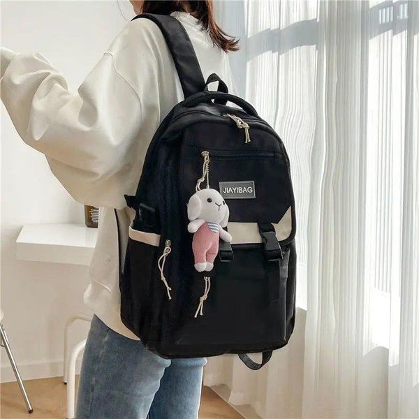 Mochila mochila gran capacidad para mujeres mochilas de bolsillo múltiples con paneles para adolescentes bolsas para computadoras portátiles masculinas mochilas de viaje