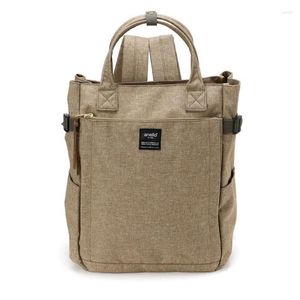 Sac à dos de grande capacité pour femmes anello girl scolaire multiples poches conception oxford imperméable ladys maman sac masculin