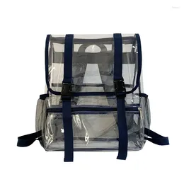 Rugzak grote heldere zware transparant Zie Bookbag voor student PVC waterdichte fitness zwemmen