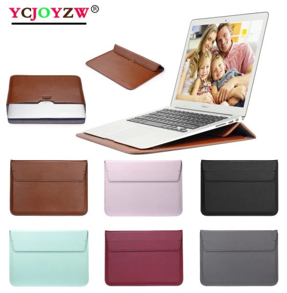 Sac à dos en cuir pour ordinateur portable 11 12 13 15 16 pouces, étui huawei pour MacBook m1 Air Pro 2012 ~ 2020, housse en tissu pour ordinateur, accessoires