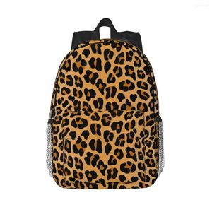 Sac à dos imprimé léopard, sac à dos pour garçons et filles, cartable de dessin animé pour enfants, sac à dos de voyage à bandoulière de grande capacité