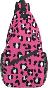 Mochila Bolsa de honda con estampado de leopardo para mujeres Chox Casual Travel Senderismo Gimnasio