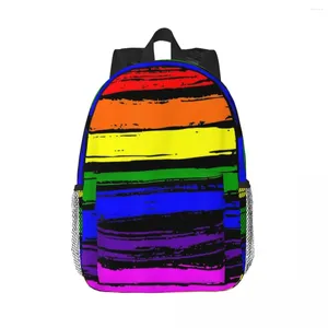 Rugzak LGBT Gay Pride Vlag Shirt 2023 Rugzakken Tiener Boekentas Cartoon Studenten Schooltassen Reizen Rugzak Schoudertas