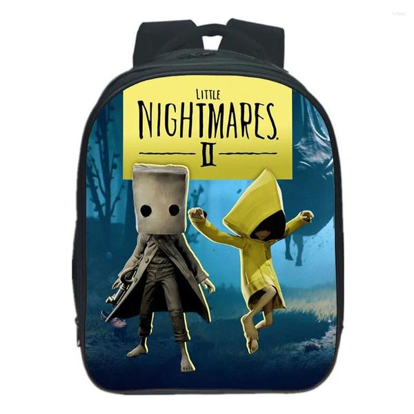 Mochila Little Nightmares School Bag Cartoon Niños casuales