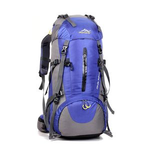 Sac à dos Lixada 50L sac d'escalade étanche avec housse de pluie sac à dos en nylon Sport de plein air sac à dos Camping voyage Trekking sac à dos 231128