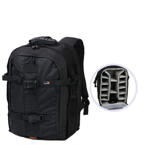 Sac à dos Lowepro pour appareil photo, nouveau Pro Runner 350 Aw, sac à bandoulière pour appareil photo, pour ordinateur portable 15.4, avec housse de pluie tous temps