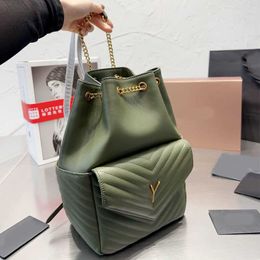 Rugzak Bagagekwaliteit Lederen Backpack Designer Bag Y-Shape Designer Backpacks Dames Designer Bag Fashion Casual Back Pack 221226