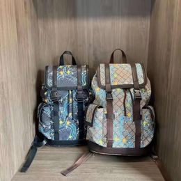 Rugzak Luxe Designer Duck Embossing Rugzakken Terug Heren Dames PVC Leer Schooltas Mode Knapzak Patroon Pack Shou Hdxos