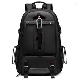 Mochila de negocios de lujo Men de alta capacidad USB 80 litros Bolsas para lapso de laptop de laptop Bolsas resistentes a la mochila de viajes