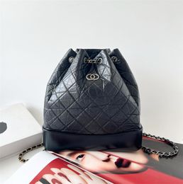 Luxe hobo rugzak schooltas dames heren echt lederen ketting emmer rugpakketten bakken koppelings designer tassen 7a handtas mode boektassen cross body schoudertassen