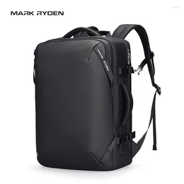 Rugzak Mark Ryden Travel Men Business School uitbreidbaar USB -tas Grote capaciteit 17.3 Laptop Waterdicht