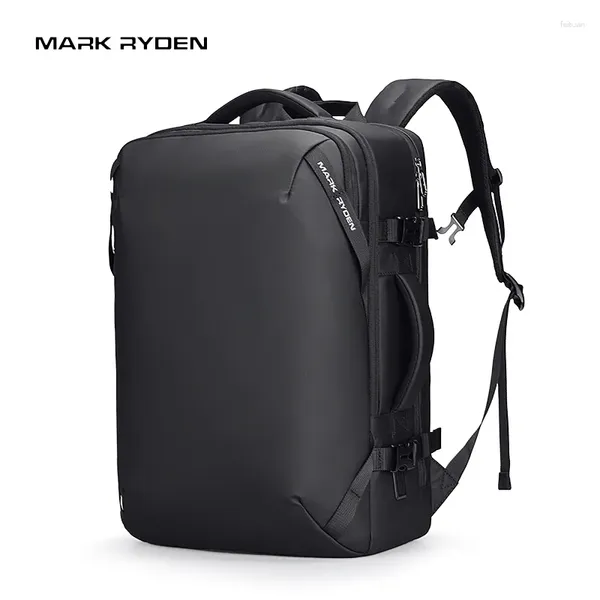 Mochila Mark Ryden Travel Men Business School Expandible USB Bolsa Gran capacidad 17.3 Plaptop Waterproof