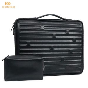 Rugzak MCHENG 10 13 14 15,6 inch waterdichte laptophoes hoes zachte hoes draagtas met accessoires etui zwart