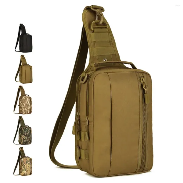 Sac à dos hommes 1000D Nylon 4 utilisations sac à bandoulière poitrine petit sac à dos voyage Camouflage sacs militaires décontractés sac à dos à bandoulière
