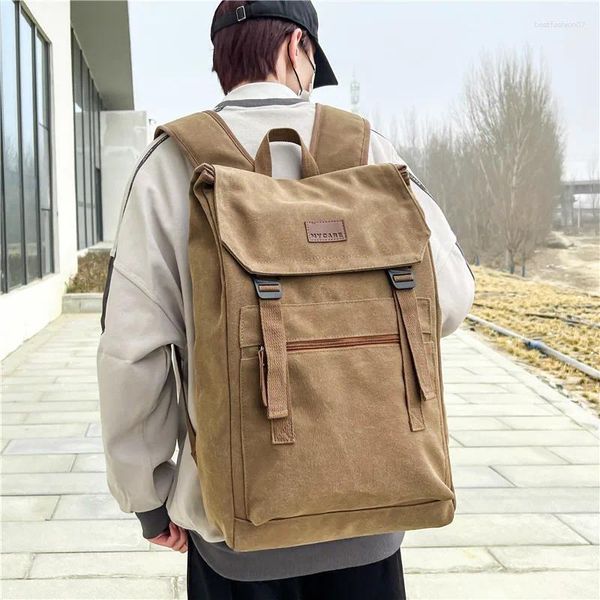 Sac à dos Hommes coréens mode grande capacité imperméable voyage en plein air école de sports décontractée pour les étudiants