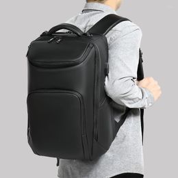 Sac à dos hommes sacs à dos pour ordinateur portable qualité mâle USB charge grande capacité sac de voyage d'affaires étanche multi-poches sac à dos
