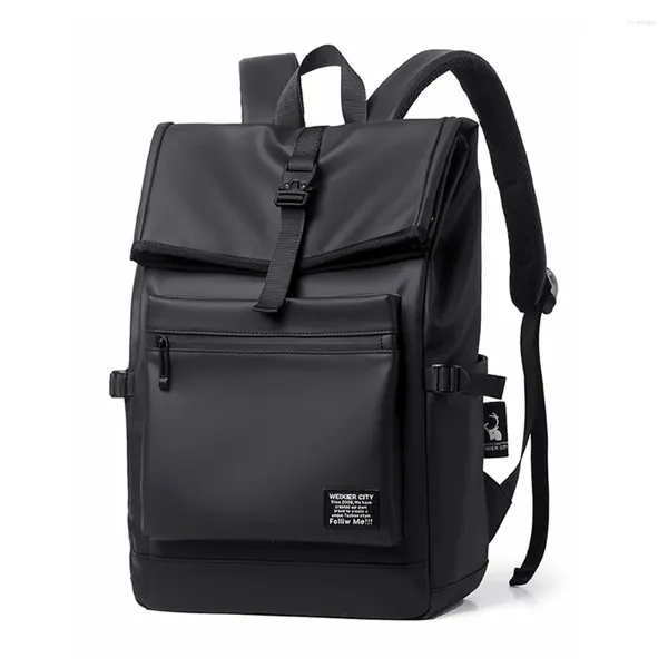 Mochila Hombres Mochila Satchel Libro Bolsas para portátiles Moda de viaje Impermeable Nylon Male Knapsack Computer School Bag