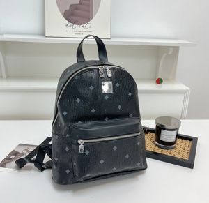 Backpack heren en dames dezelfde stijl klassieke nieuwe PU -modetrend Koreaanse stijlbrief afdrukken met grote capaciteit schooltassen