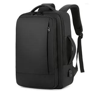 Backpack Men's Business Travel Grote capaciteit Waterdichte computer Outdoor wandelopslagtas