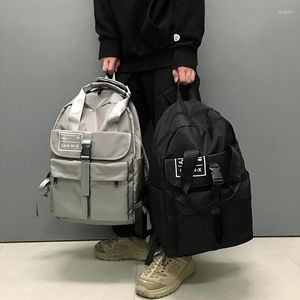 Backpack Men's Fashion Brand Street Trend Mix en match grote capaciteit Schoolbag laptop B B