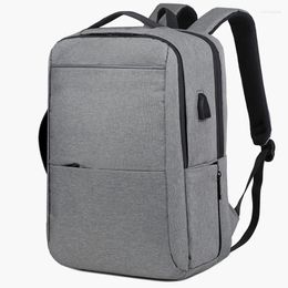 Backpack Men de grande capacité en tissu oxford Anti-splash eau sortante loisirs Fashion Computer Sac Business Commutation