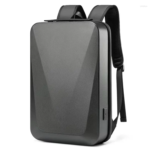 Backpack Men's PC Hard Shell Trend E-Sports 15,6 pouces ordinateur portable TSA TSA Sacs de voyage USB Charge USB