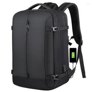 Les sacs à écoles imperméables pour hommes de sac à dos emballent des sacs USB d'ordinateur portable de 17,3 pouces Note livre de femmes