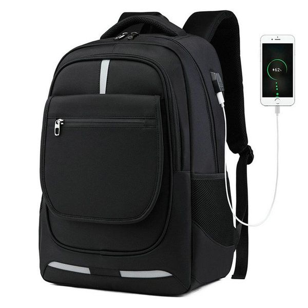 Sac à dos hommes voyage grande capacité adolescent mâle Mochila sac à dos USB charge 17 ordinateur portable étanche Bolsa Feminina