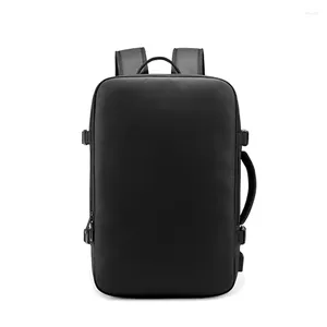 Mochila para hombre con carga USB, mochila ligera de gran capacidad extendida para ordenador portátil, mochilas de trabajo de oficina, multifunción, negocios, Unisex