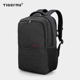 Backpack Men Waterdichte Tigernu Casual Anti Diefstal 15 6inch Laptop Slim School Tassen Mannelijke reiszak voor tieners259D