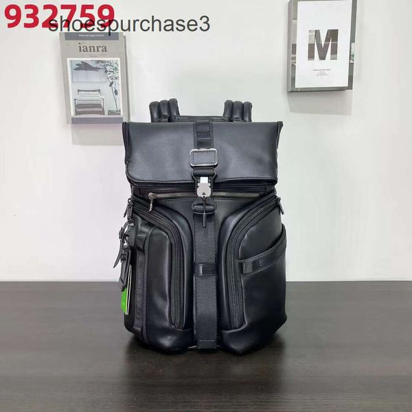 Mochila para hombre para hombre de viaje Roll Back Pack Cuero TUUMIS Diseñador 932759d Bolsa Top Impermeable Moda Computadora TUUMIS Business 0B A9RN