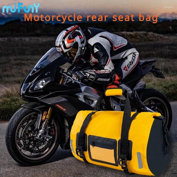 Mochila Motocicleta impermeable Mifuny con una gran capacidad para ciclismo Bolsas de almacenamiento universal Fitness para hombres