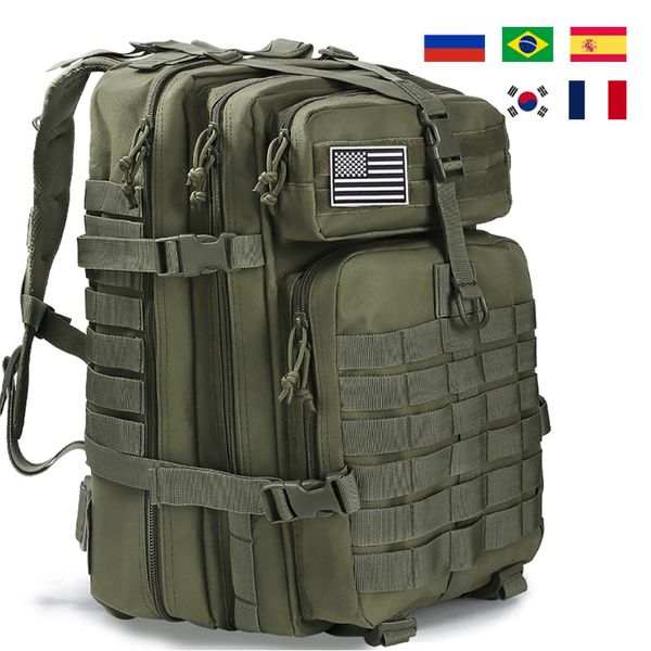 Sac à dos militaire tactique sac à dos hommes 50L/25L étanche grande capacité sacs sac d'assaut pour Camping chasse Trekking hommes sacs à dos 230830