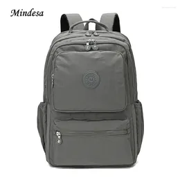 Sac à dos Mindesa Mindesa de haute qualité sac en nylon sac à école ordinateur ordinateur portable léger étanche 8766