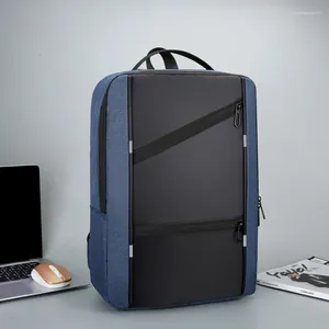 Sac à dos moderne sur mesure 15,6 pouces, tissu Oxford pour ordinateur portable, Port de chargement USB