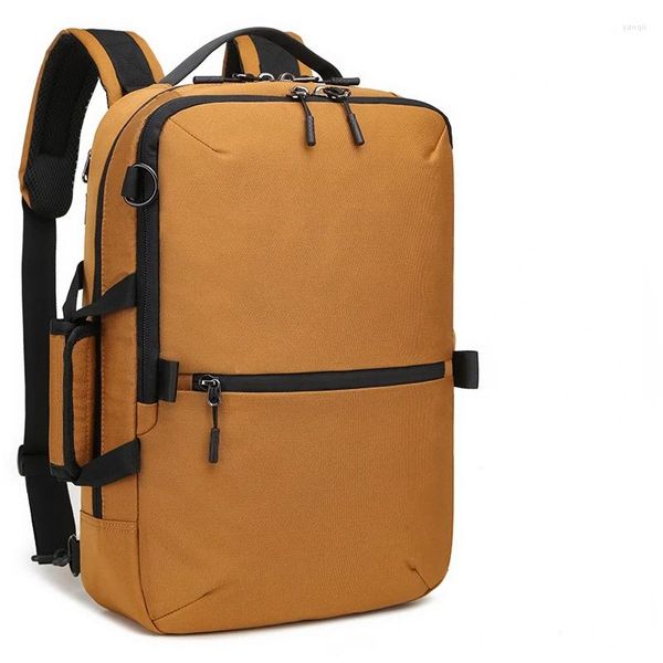 Mochila multifuncional para hombres, viaje de negocios, bolsa para ordenador portátil, mochila escolar, cuaderno de gran capacidad, viajero de moda