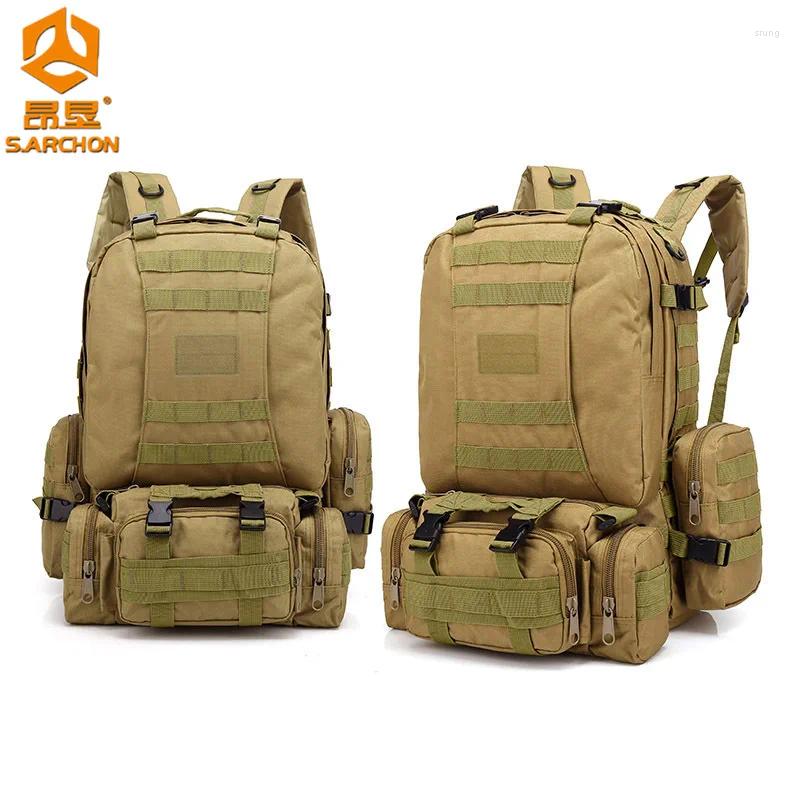 Backpack Multi Functional Waterproof Oxford Cloth Tactical Men's Outdoor Hiking Climbing High-capacity Combination