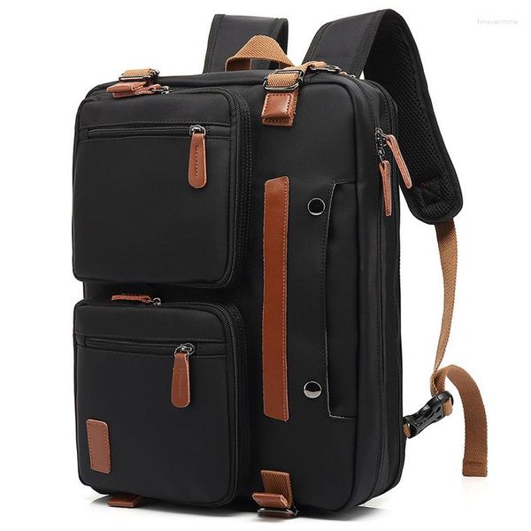 Mochila multifunción de viaje para hombre, portátil de 15 y 6 pulgadas, impermeable, de negocios, expandible, con carga USB, mochilas de gran capacidad