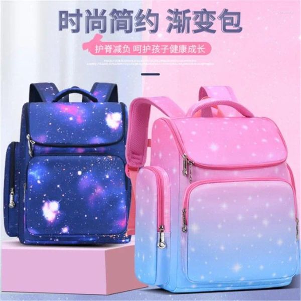 Sac à dos multifonction femmes imperméable Oxford Bagpack Femme Antift Schoolbag pour filles 1-3-6 Star Sky