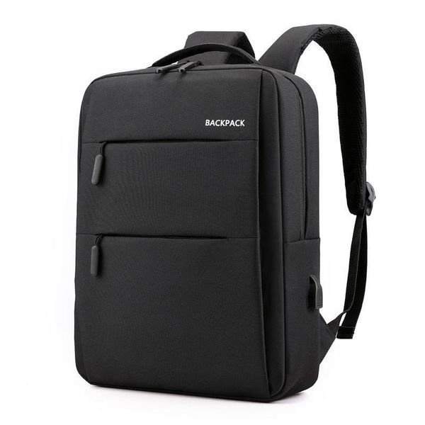 Mochila multifuncional impermeable para hombre con interfaz USB, orificio para auriculares, gran capacidad, ocio al aire libre, bolsa de estudiante para ordenador