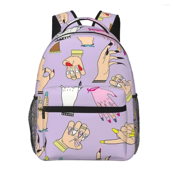 Mochila para uñas illuminati para niñas chicas viajes rucksackbackpacks adolescente bolsas