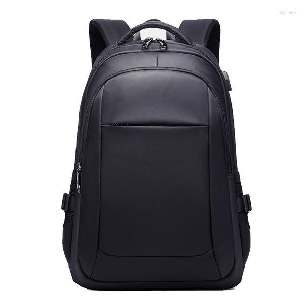 Sac à dos NANCY TINO 15.6in sac d'ordinateur hommes école affaires voyage étanche avec chargement USB 900D tissu Oxford